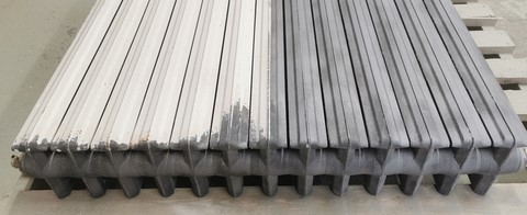 Radiateur pendant le décapage