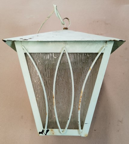 Lampe d'extérieur avant décapage